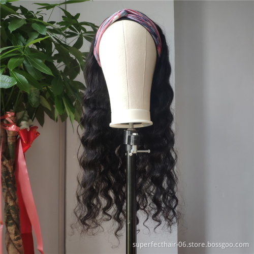 Head band wig headband wig with headband  kinky headband wigs